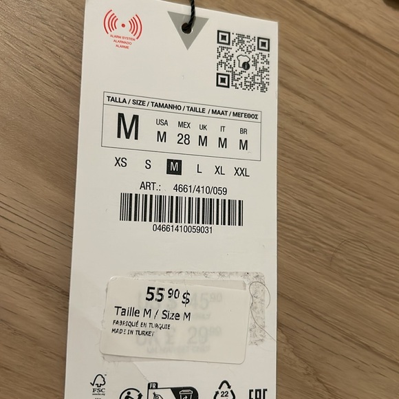 Zara Stripe “pyjama style” Pants, Medium - Picture 5 of 5